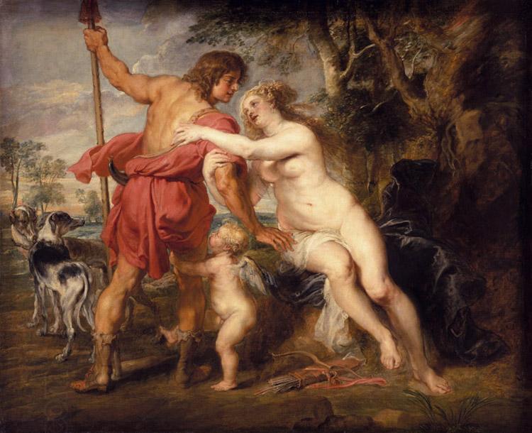 Peter Paul Rubens Venus and Adonis (mk27) oil painting picture